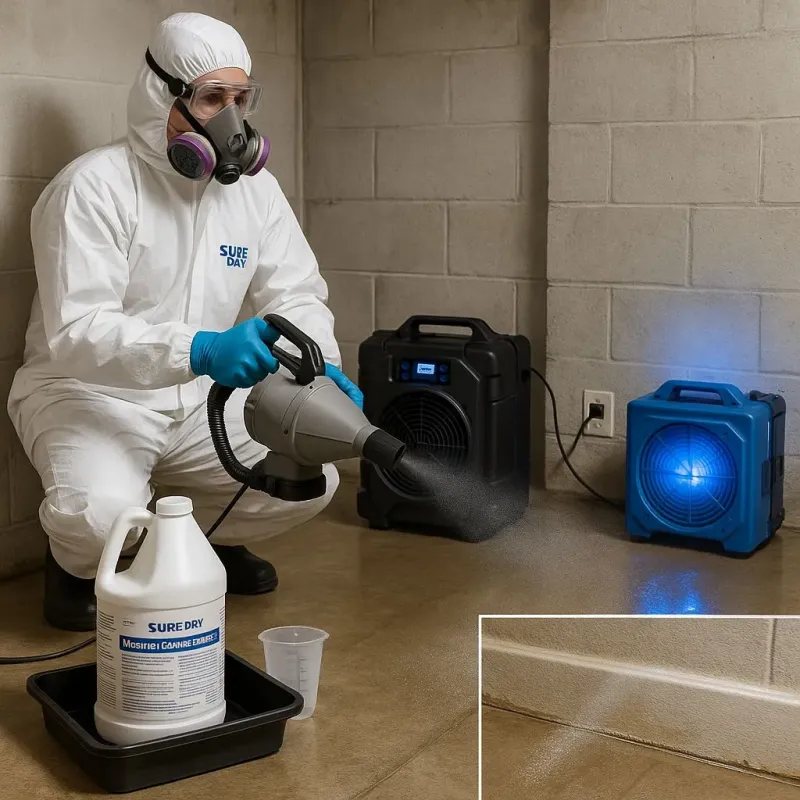 Sanitization and Odor Removal process in East Quogue, NY