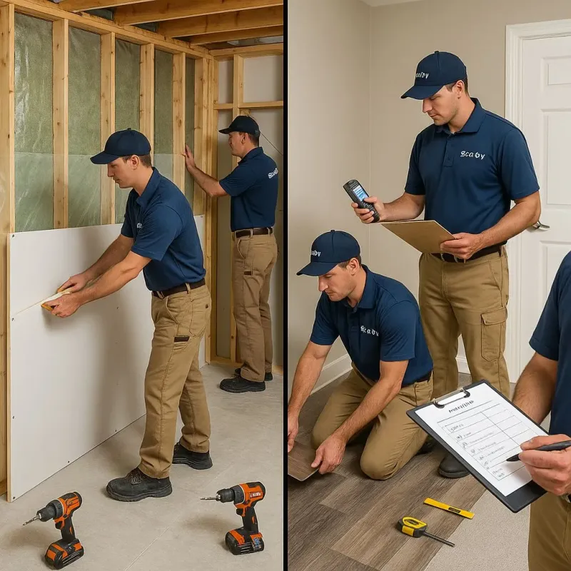 Repairs and Reconstruction process in East Quogue, NY